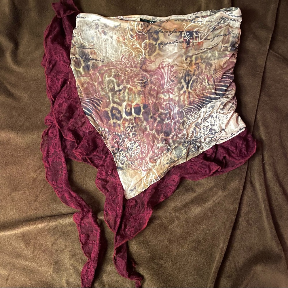 Jaded London Leopard Lace Mini Skirt